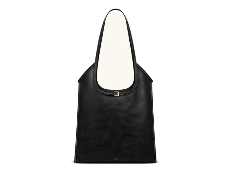 JW PEI Brooke Belted Embellished Shoulder Tote Bag Black