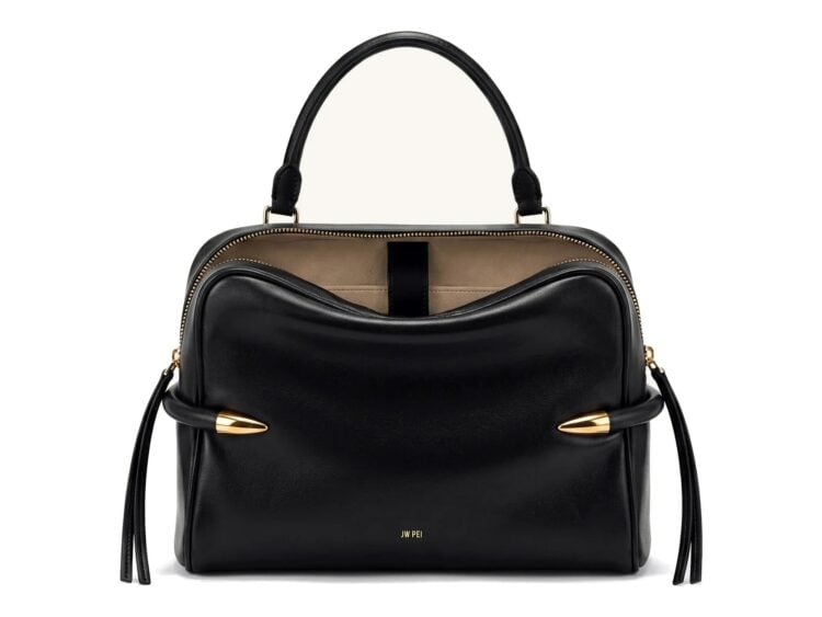 JW PEI Callie Tusk Detail Shoulder Bag Black