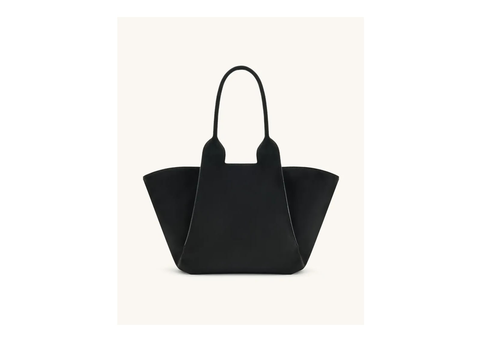 JW PEI Cara Faux Suede Tote Bag Black - görsel 3