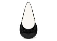JW PEI Carly Saddle Bag Black Croc