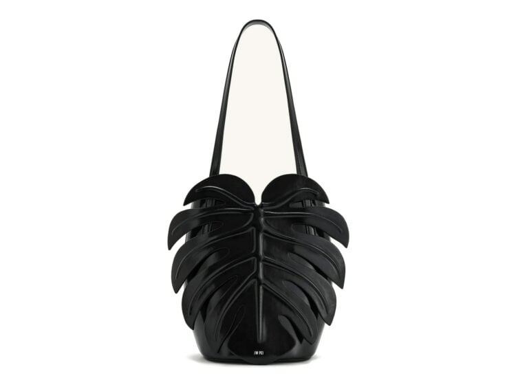JW PEI Cecelia Leaf Shape Shoulder Bag Black