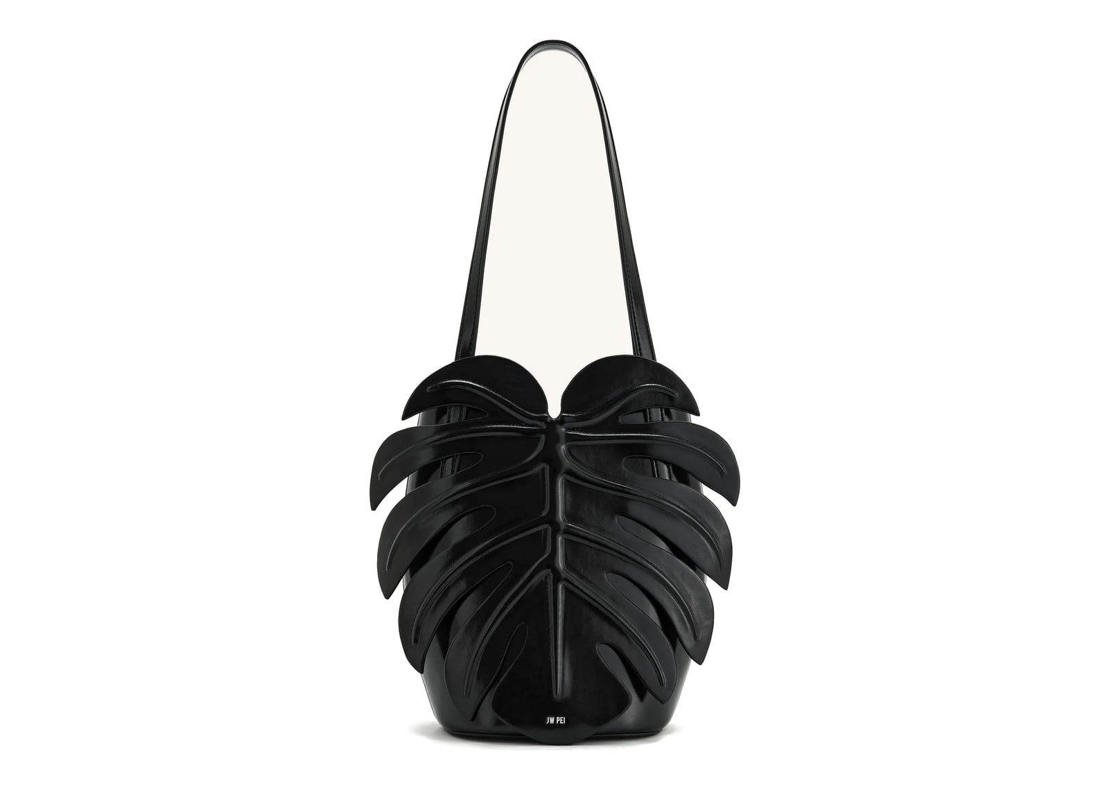 JW PEI Cecelia Leaf Shape Shoulder Bag Black