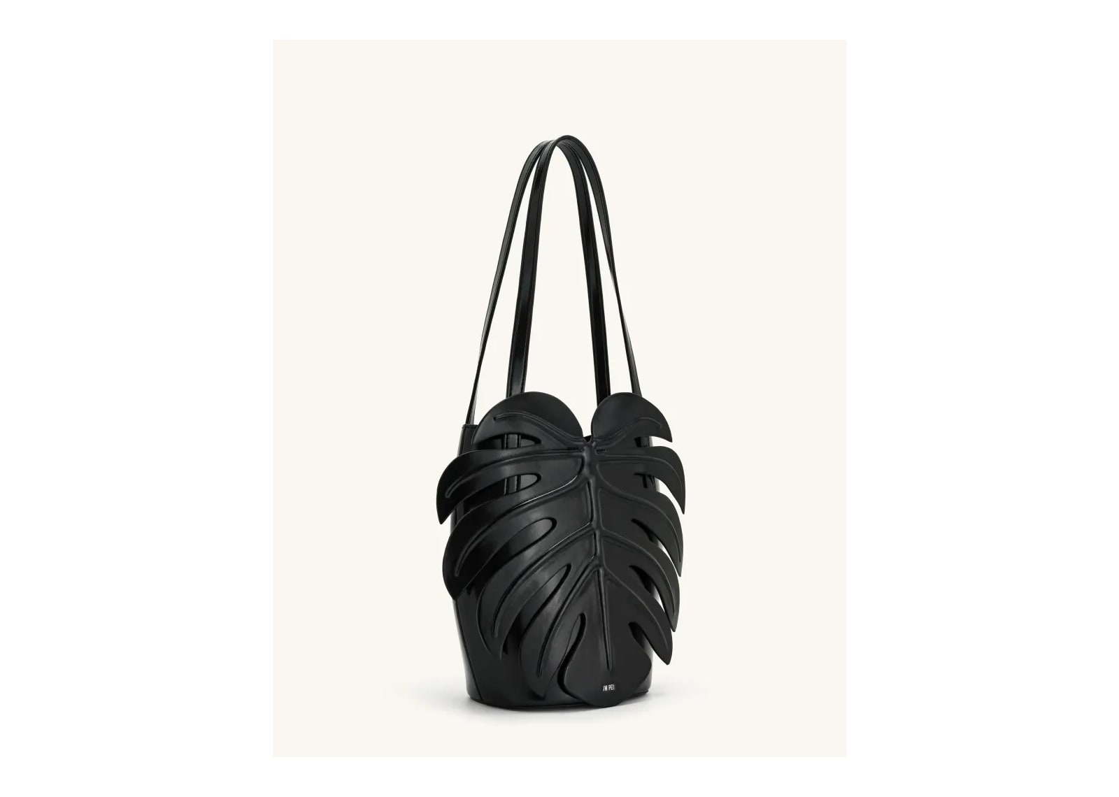 JW PEI Cecelia Leaf Shape Shoulder Bag Black - görsel 2