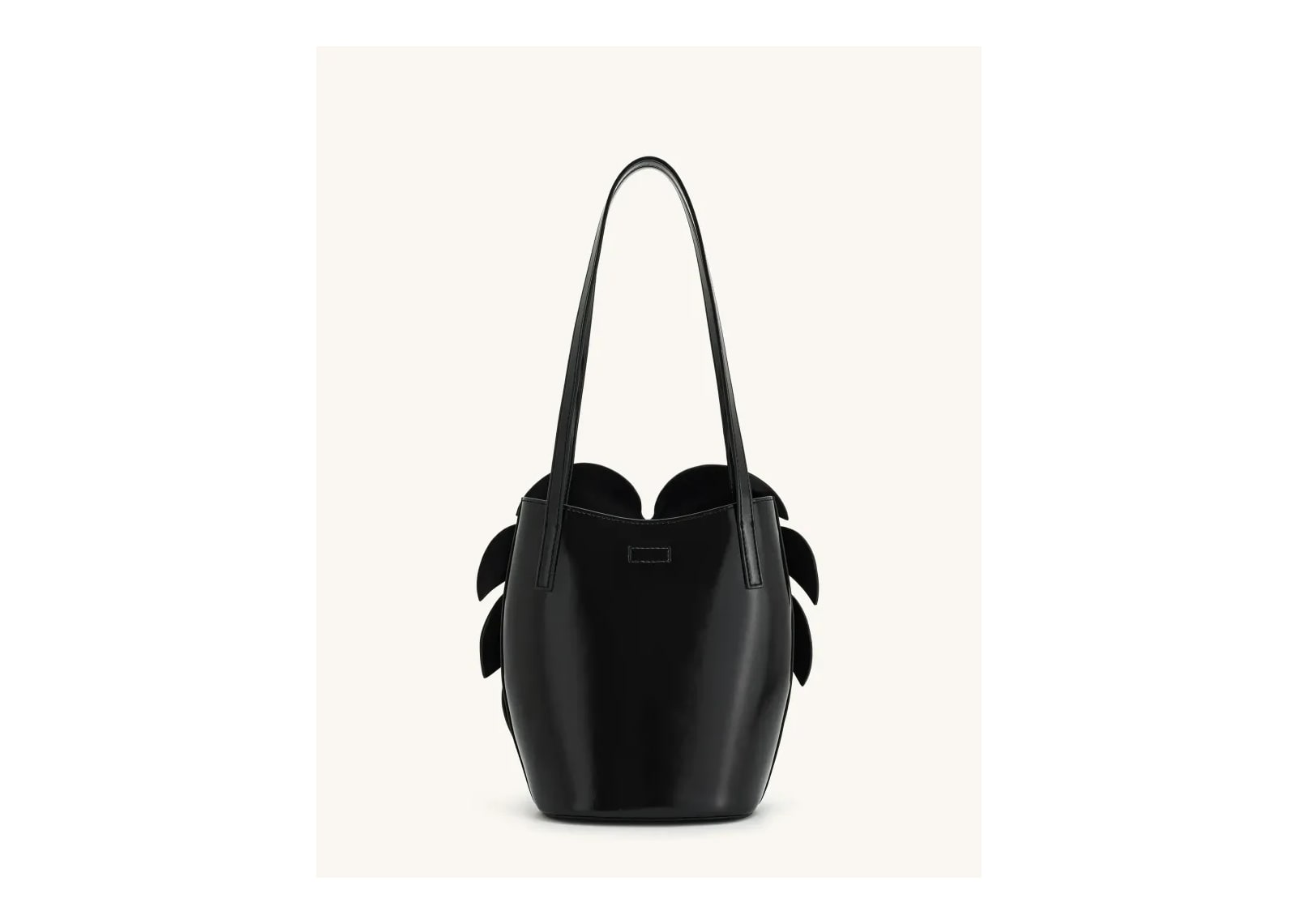 JW PEI Cecelia Leaf Shape Shoulder Bag Black - görsel 3