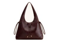 JW PEI Celandra Drawstring Hobo Bag Deep Burgundy