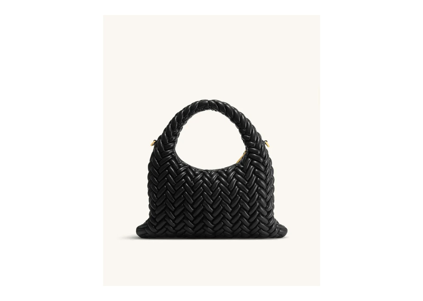 JW PEI Cora Quilting Handle Bag Black - görsel 3