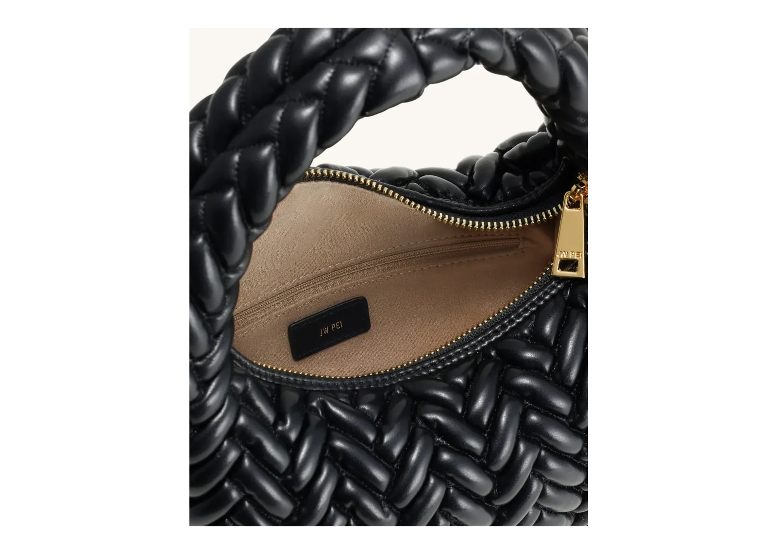 JW PEI Cora Quilting Handle Bag Black - görsel 4