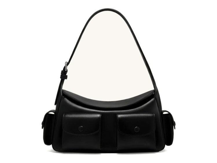 JW PEI Corinne Multi-Pocket Shoulder Bag Black