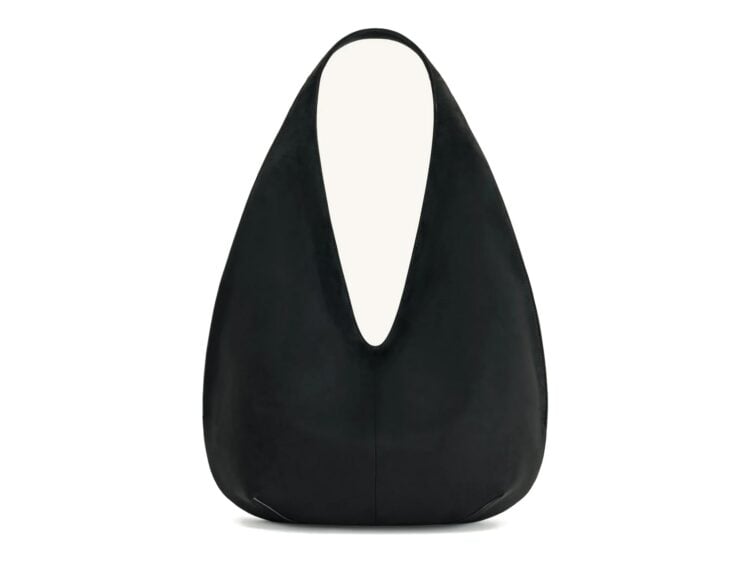 JW PEI Dara Faux Suede Hobo Bag Black