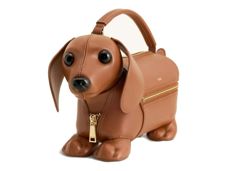 JW PEI Emilia Dog-Shaped Bag Brown