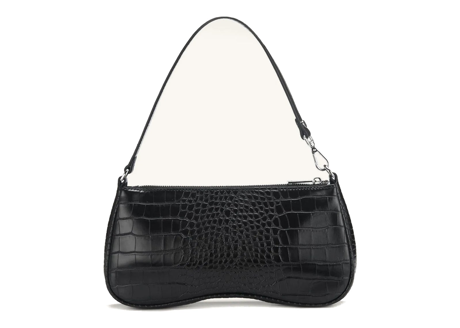 JW PEI Eva Shoulder Handbag Black Croc