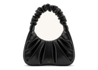 JW PEI Gabbi Ruched Hobo Handbag Black