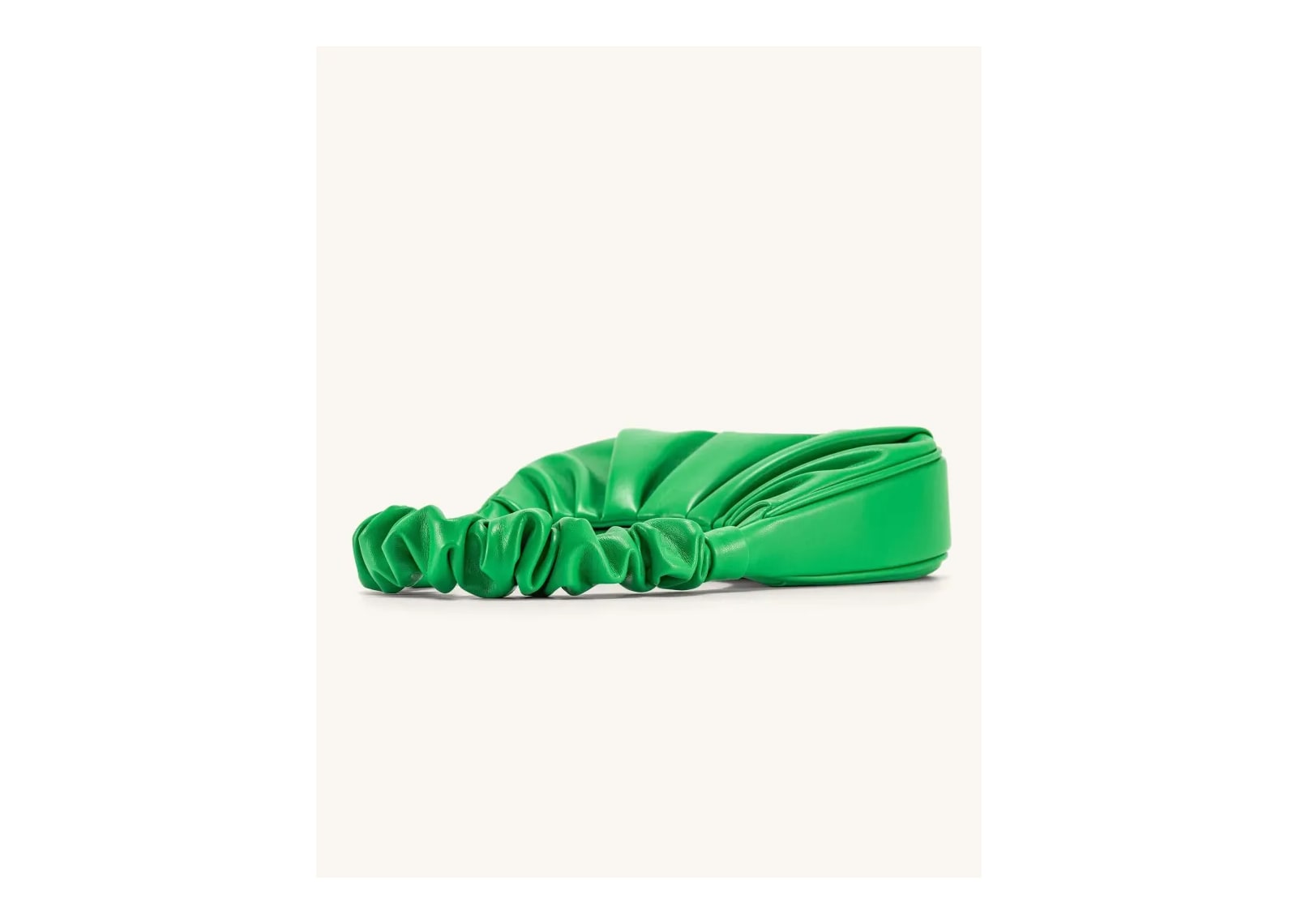 JW PEI Gabbi Ruched Hobo Handbag Grass Green - görsel 3