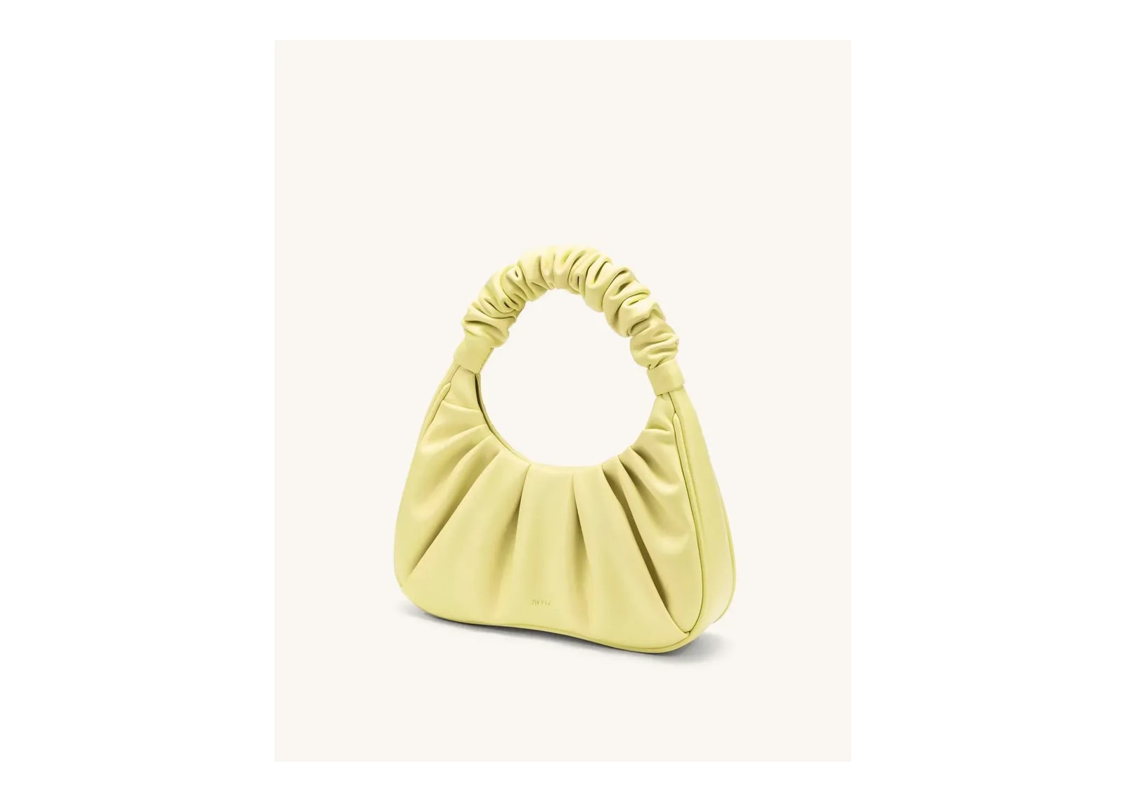 JW PEI Gabbi Ruched Hobo Handbag Light Yellow - görsel 2