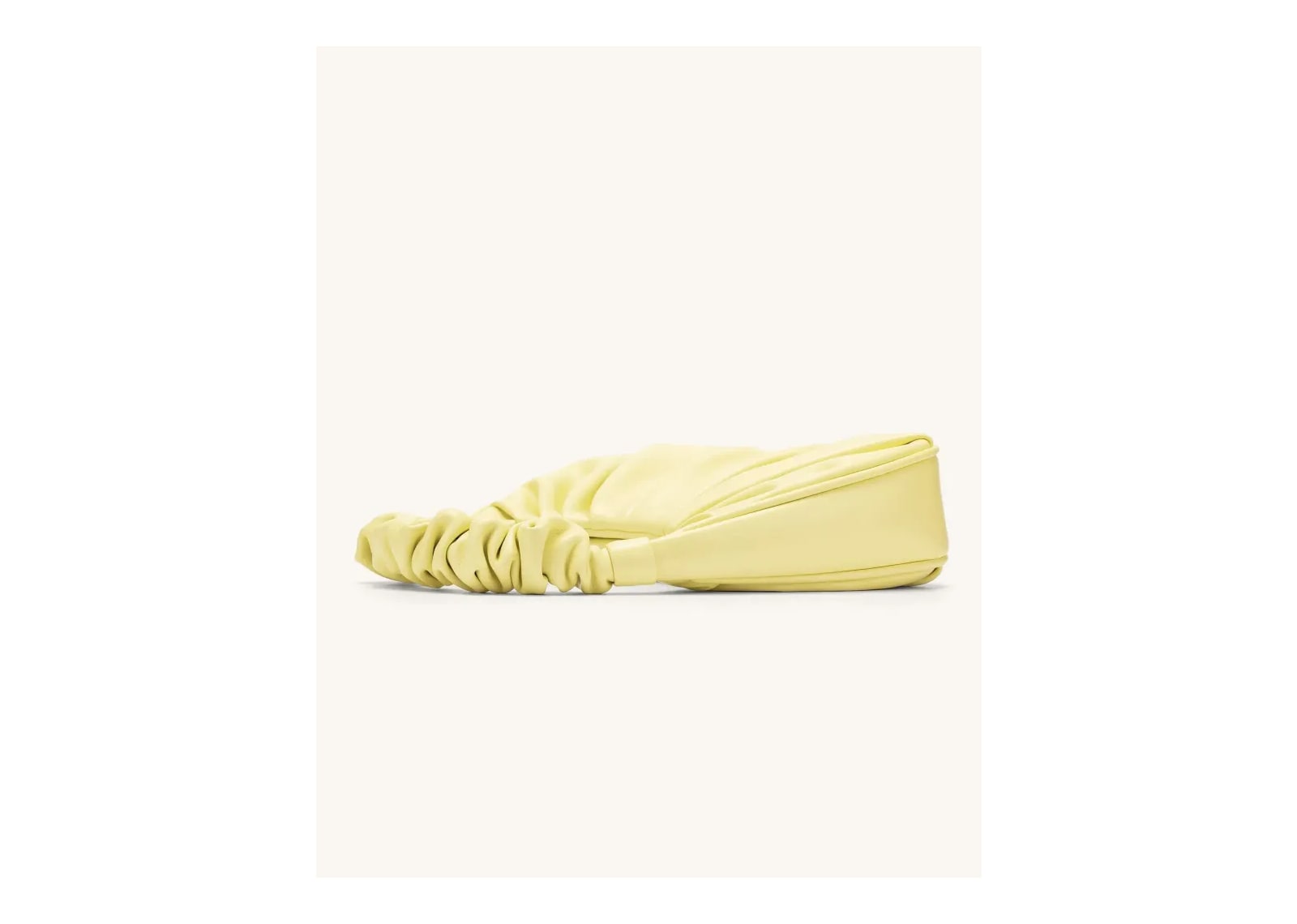 JW PEI Gabbi Ruched Hobo Handbag Light Yellow - görsel 3
