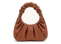 JW PEI Gabbi Ruched Hobo Handbag Nutella