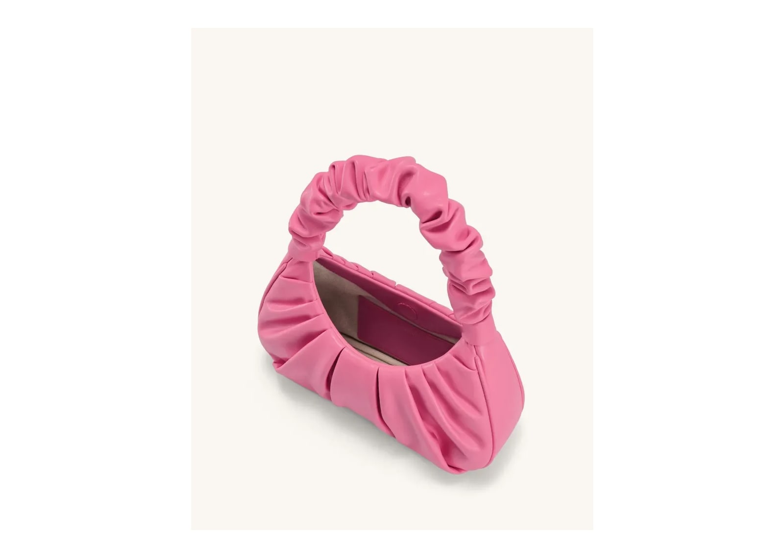 JW PEI Gabbi Ruched Hobo Handbag Pink - görsel 4