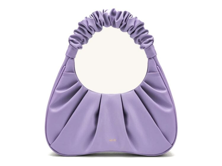 JW PEI Gabbi Ruched Hobo Handbag Purple
