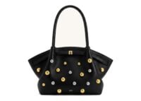 JW PEI Hana Large Studded Tote Bag Dark Black