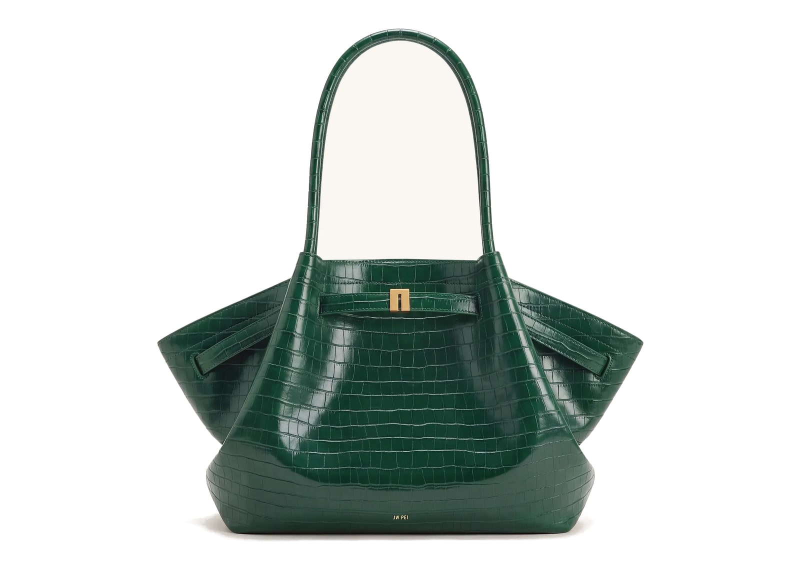 JW PEI Hana Large Tote Bag Green Croc