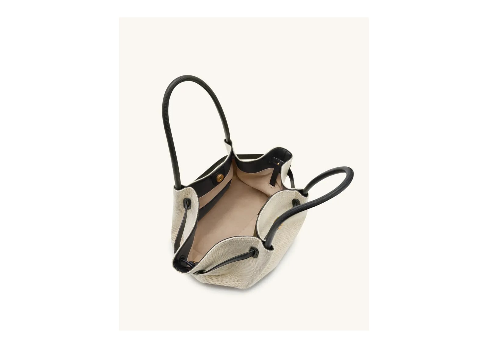 JW PEI Hana Medium Tote Bag Black Canvas - görsel 5