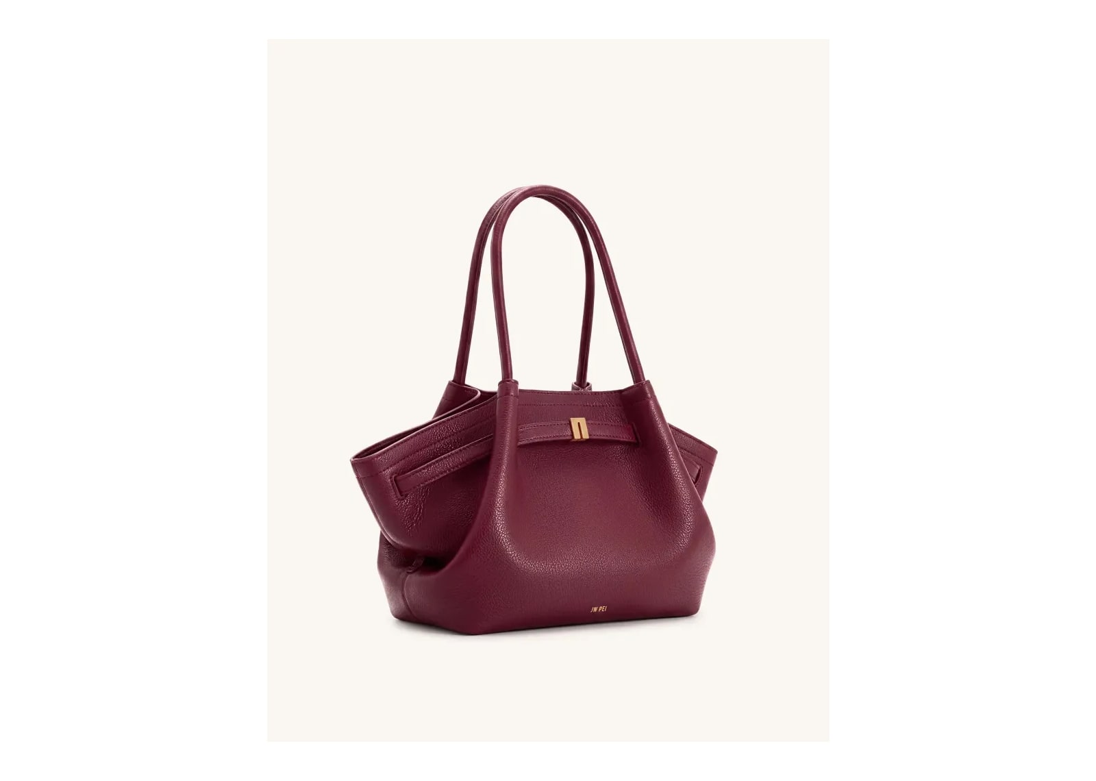JW PEI Hana Medium Tote Bag Burgundy - görsel 2