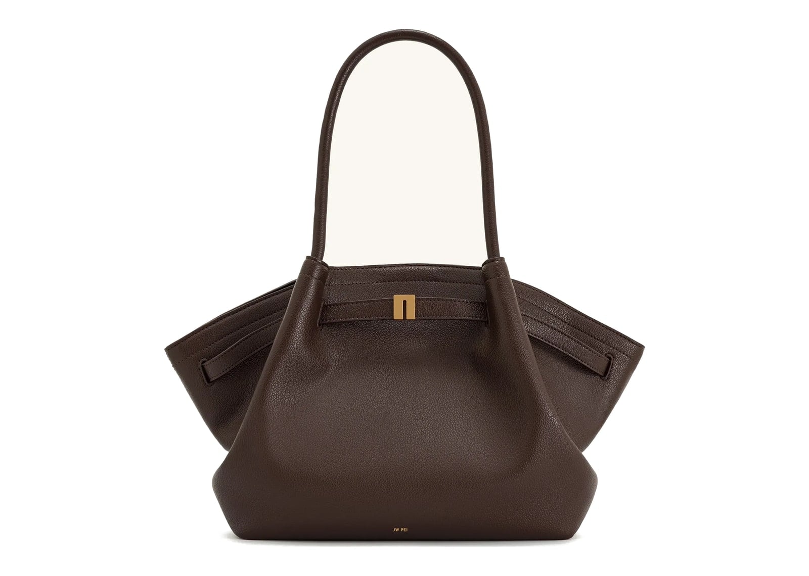 JW PEI Hana Medium Tote Bag Dark Brown