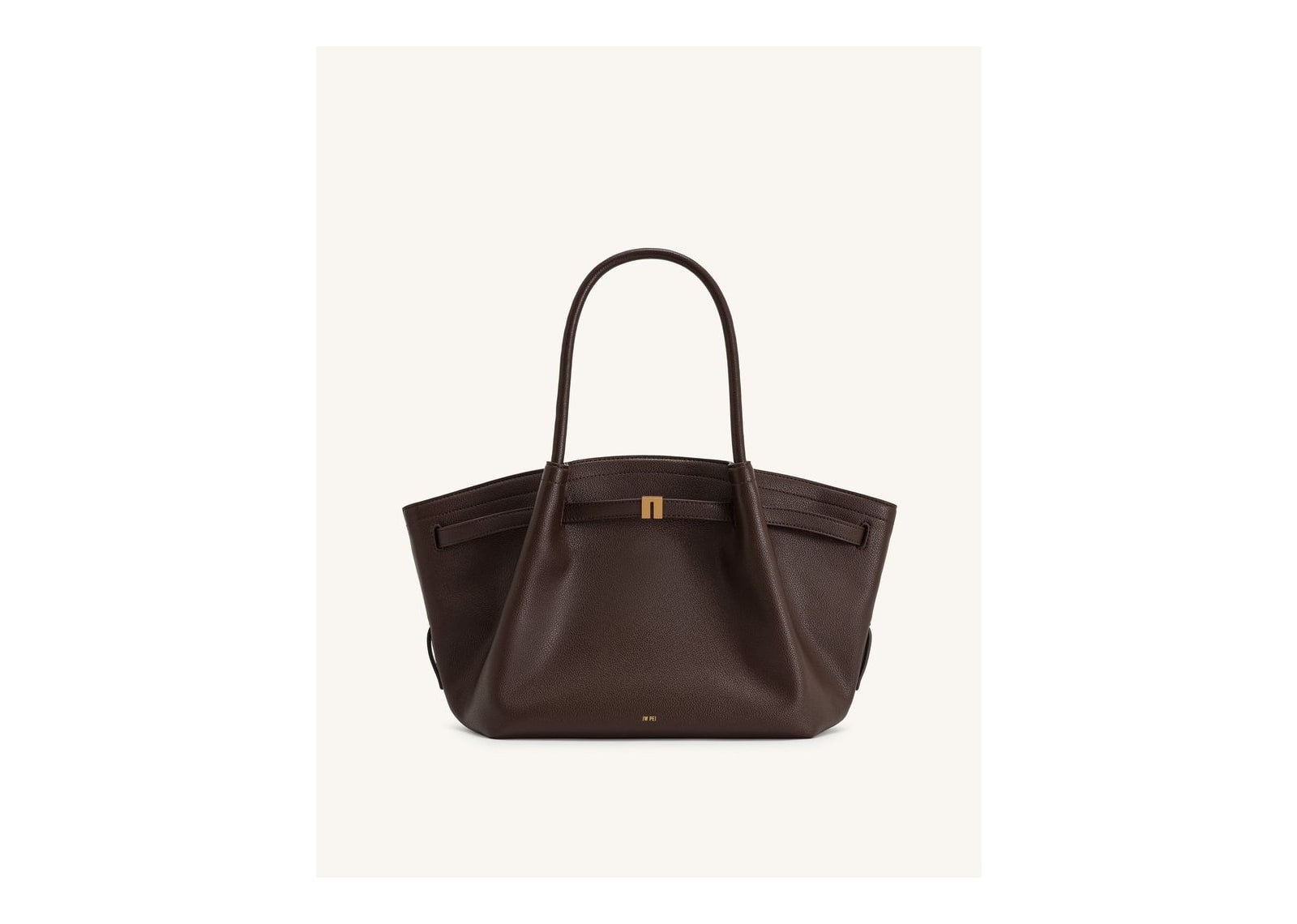 JW PEI Hana Medium Tote Bag Dark Brown - görsel 3