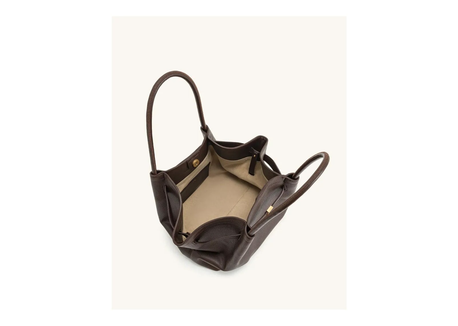 JW PEI Hana Medium Tote Bag Dark Brown - görsel 6