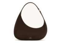 JW PEI Harlee Faux Suede Shoulder Bag Dark Brown