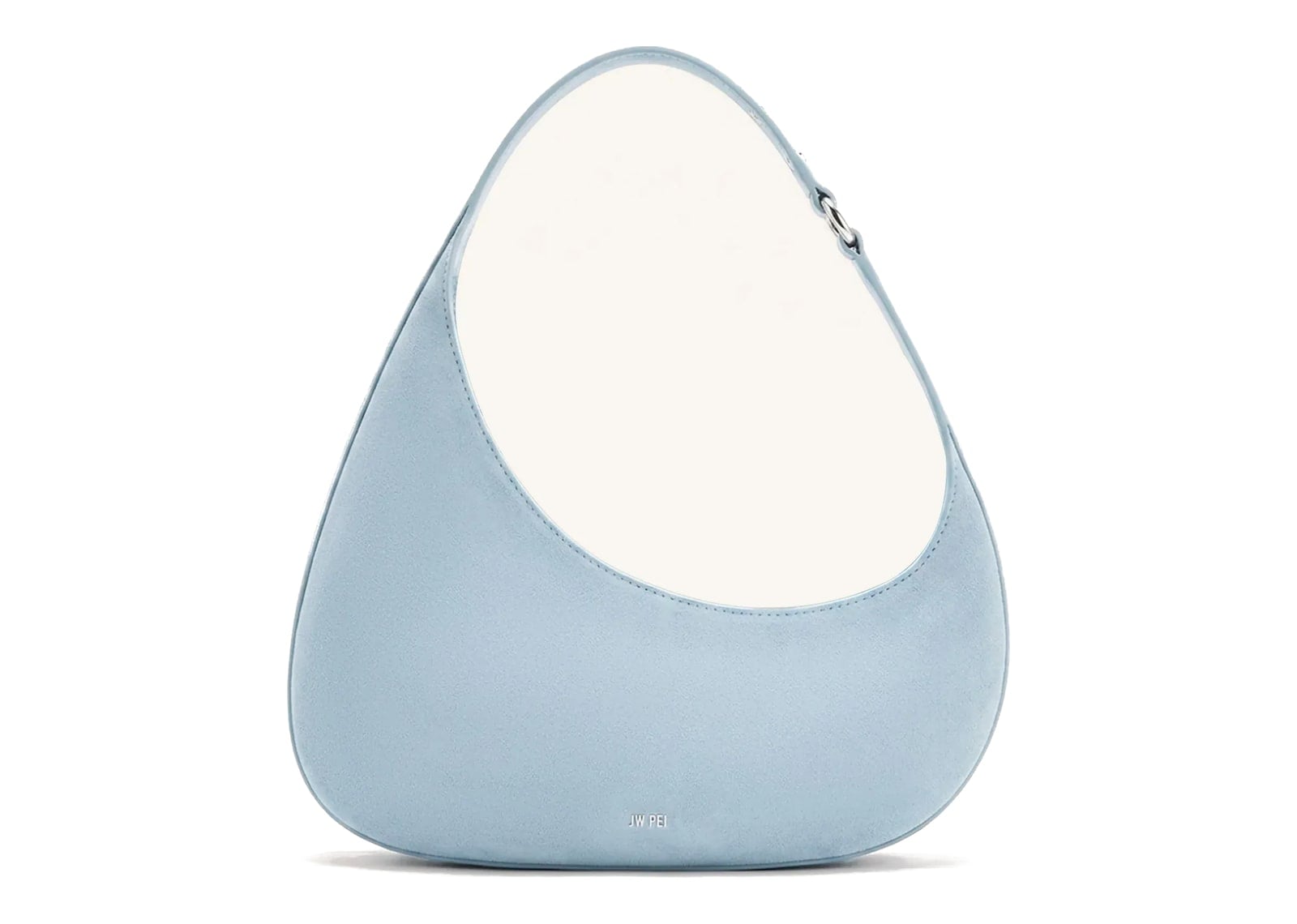 JW PEI Harlee Faux Suede Shoulder Bag Misty Blue
