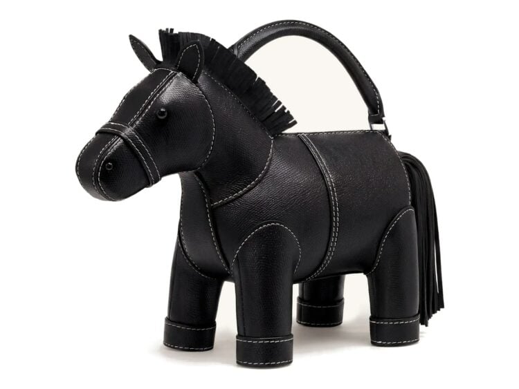 JW PEI Harper Horse Top Handle Bag Black