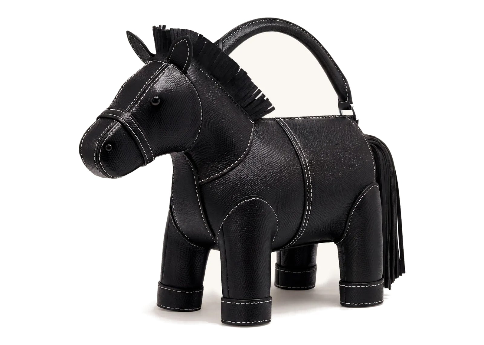 JW PEI Harper Horse Top Handle Bag Black