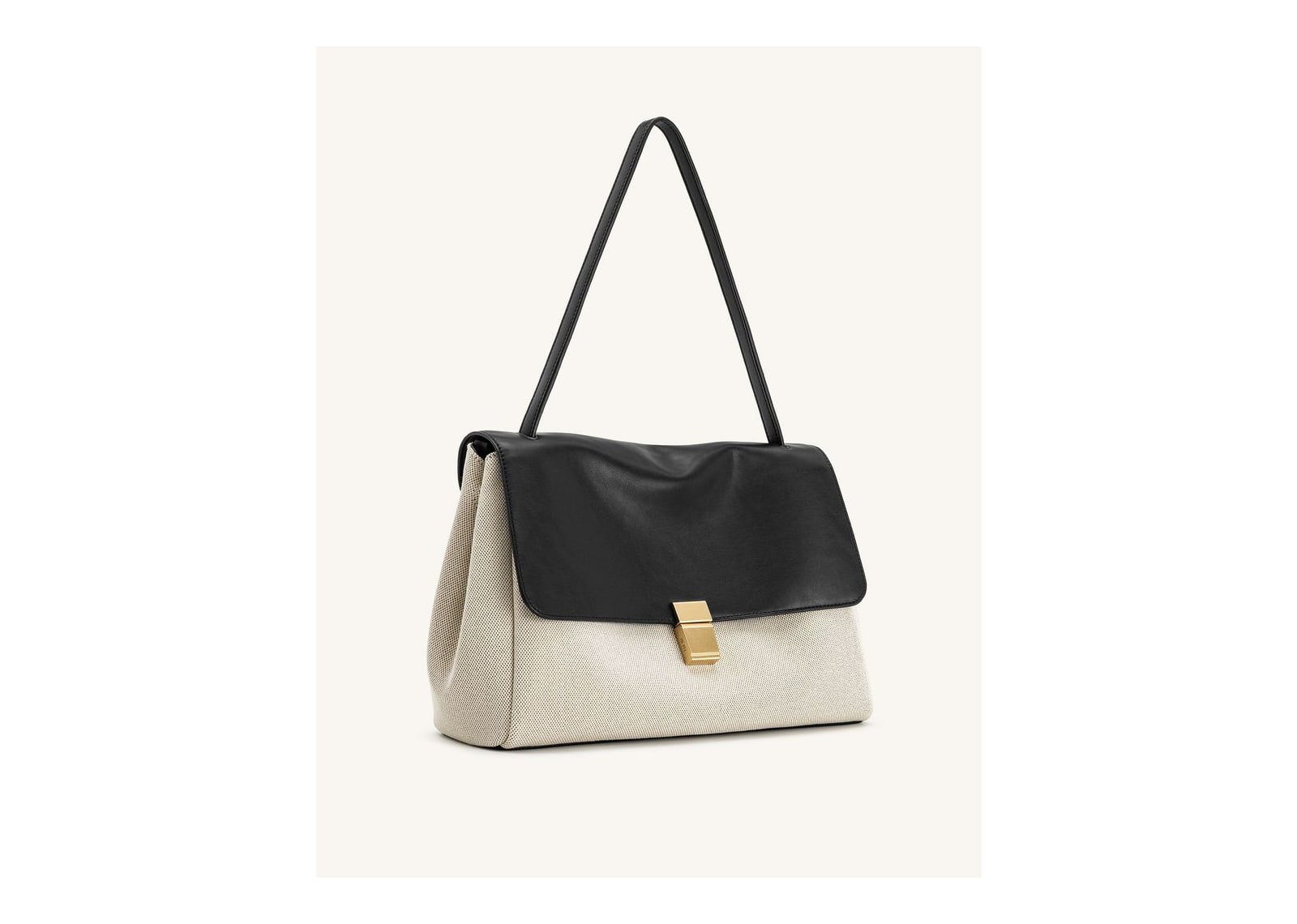 JW PEI Hilary Shoulder Bag Black Canvas - görsel 2