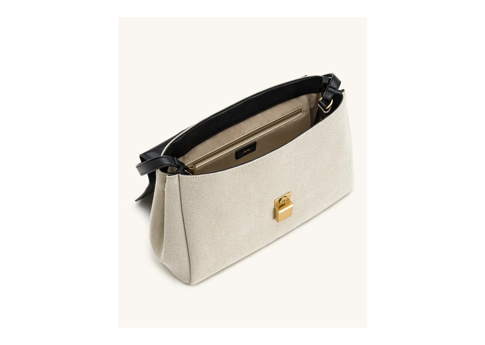 JW PEI Hilary Shoulder Bag Black Canvas - görsel 4