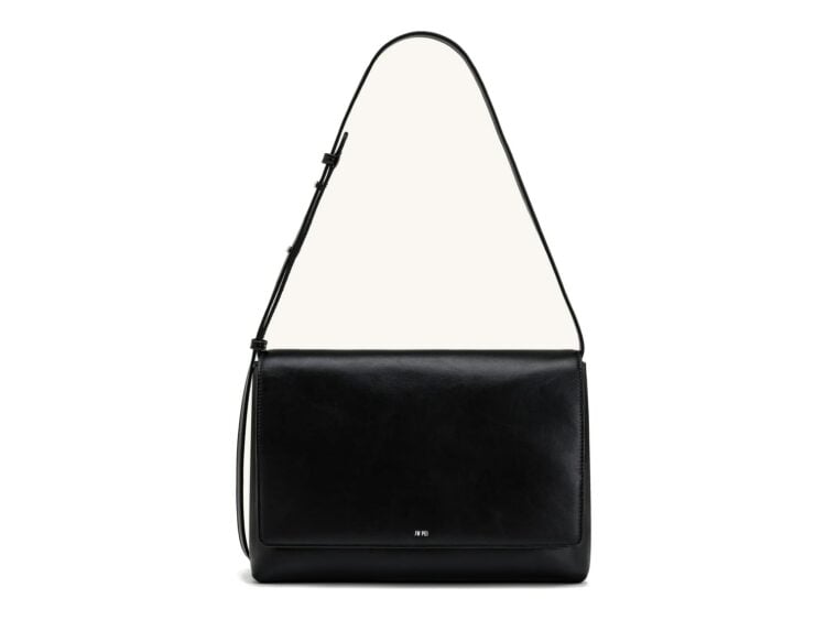 JW PEI Isolde Flap Shoulder Bag Black