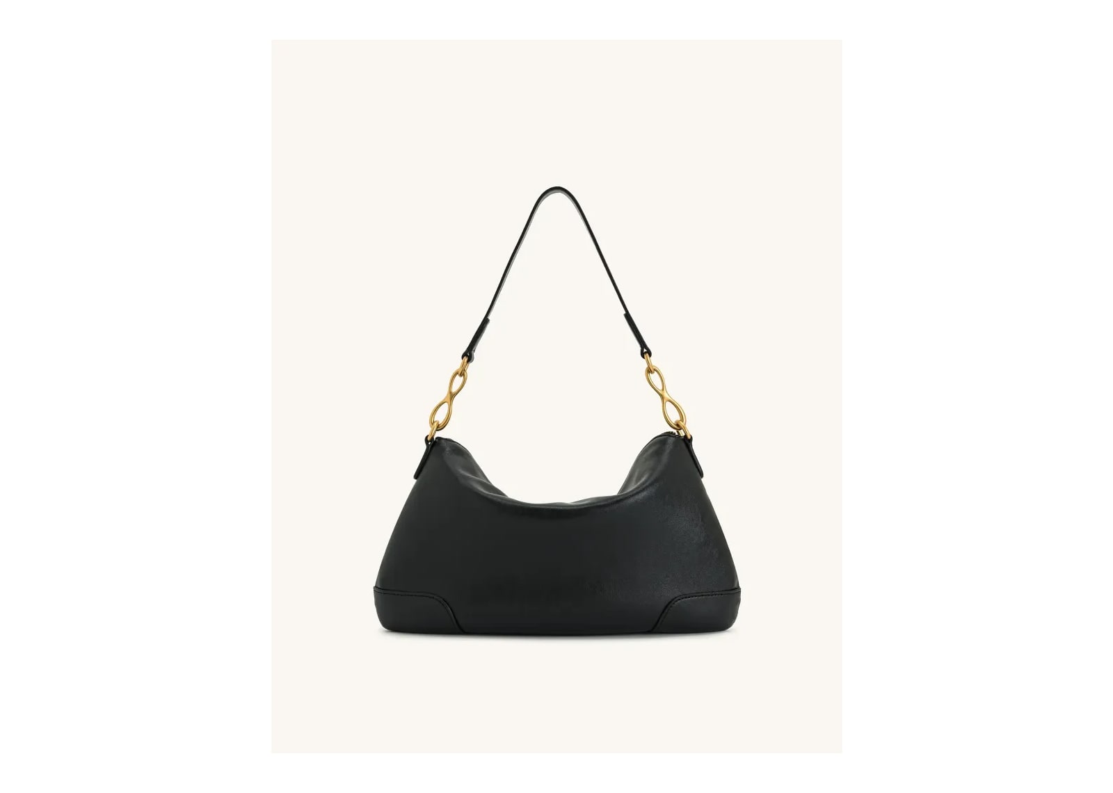 JW PEI Jayla Metal Pendant Embellished Shoulder Bag Black - görsel 3