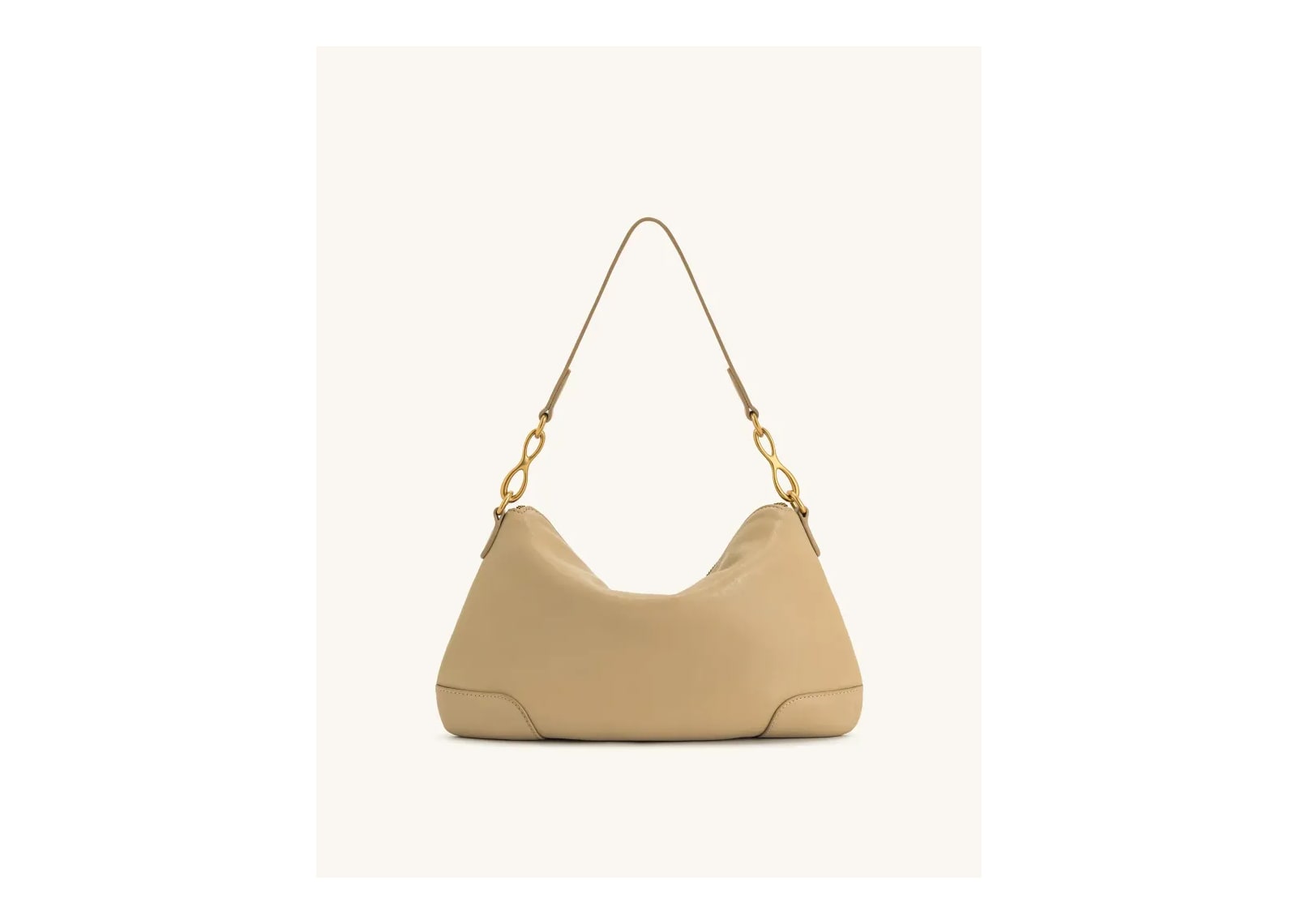 JW PEI Jayla Metal Pendant Embellished Shoulder Bag Khaki - görsel 3