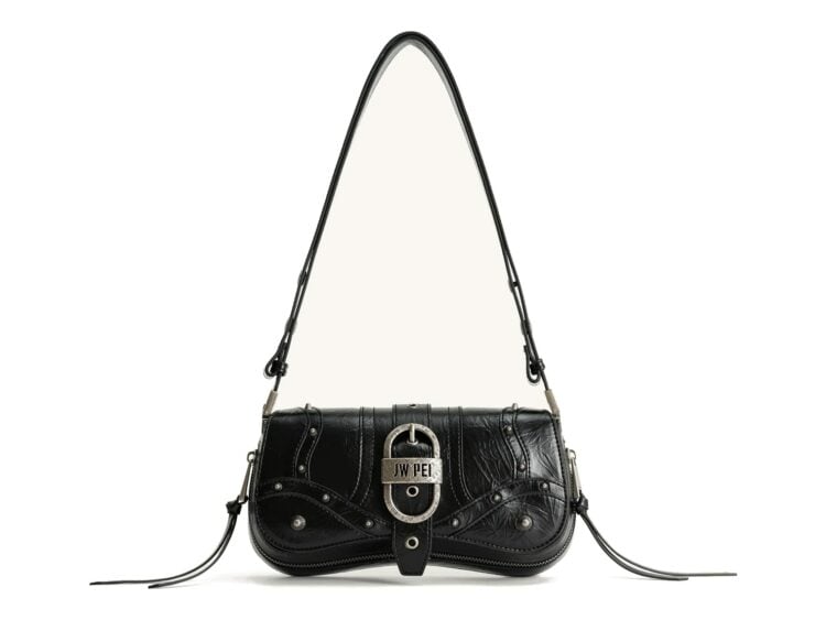 JW PEI Joy Crushed Shoulder Bag Black