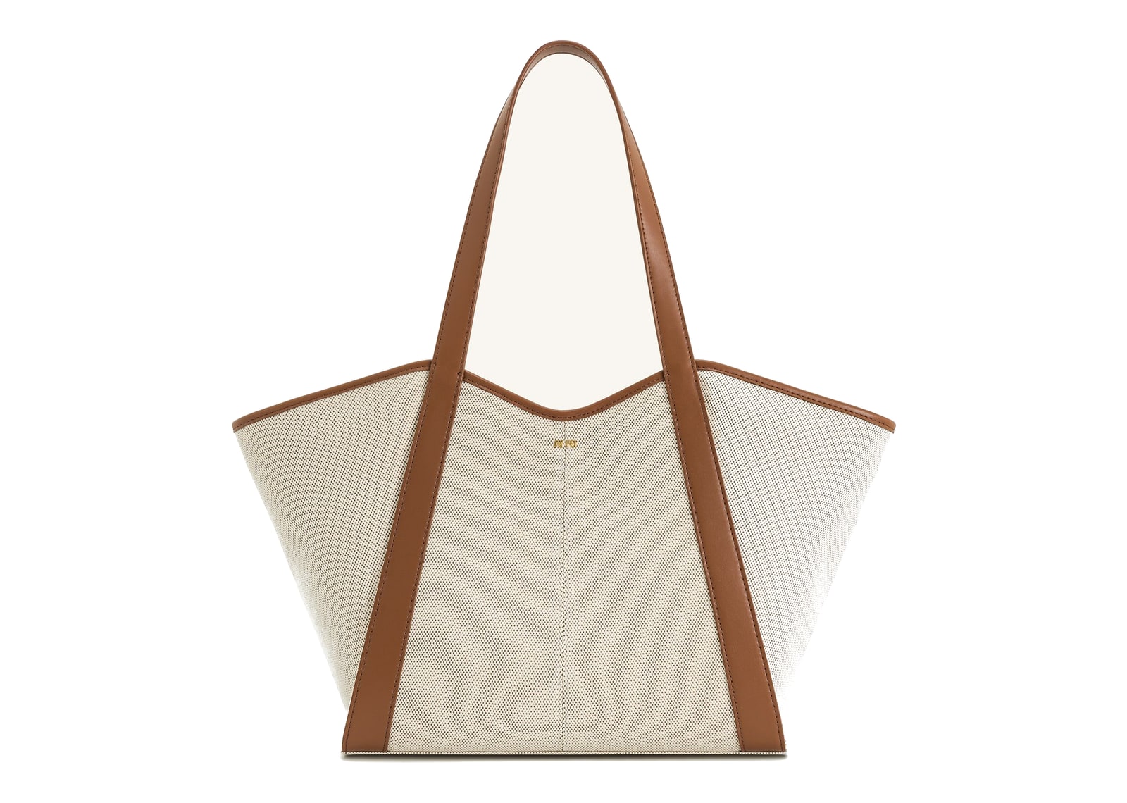 JW PEI Kiana Large Capacity Tote Bag Brown Canvas