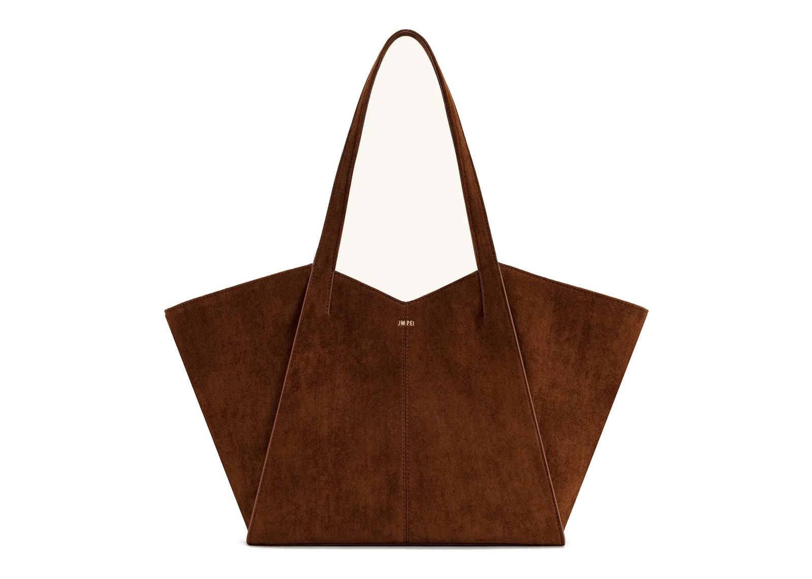 JW PEI Kiana Large Capacity Tote Bag Dark Brown