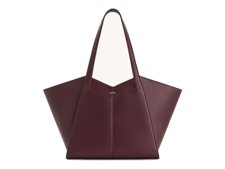 JW PEI Kiana Large Capacity Tote Bag Deep Claret