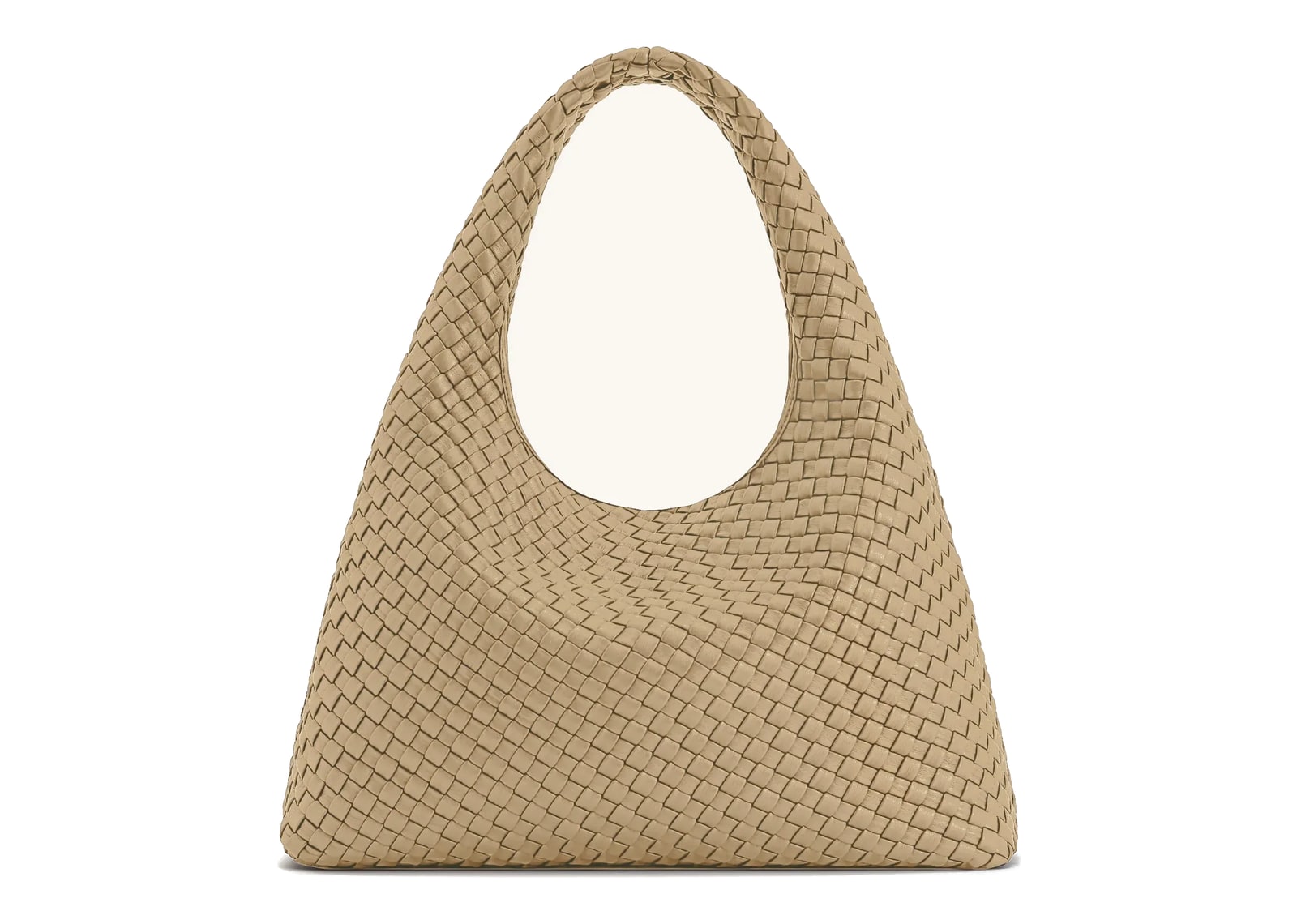 JW PEI Laura Woven Shoulder Bag Beige