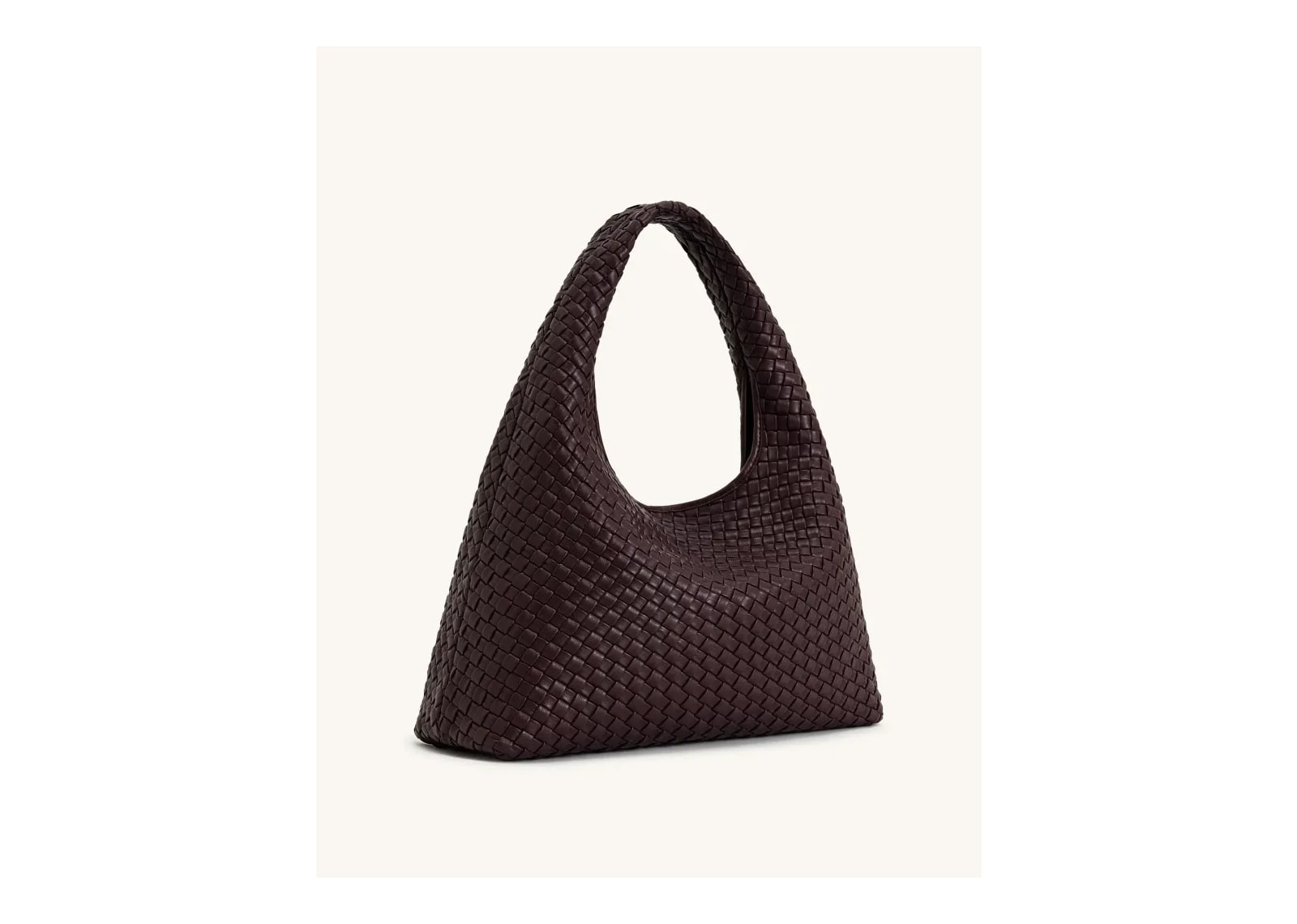 JW PEI Laura Woven Shoulder Bag Deep Burgundy - görsel 2