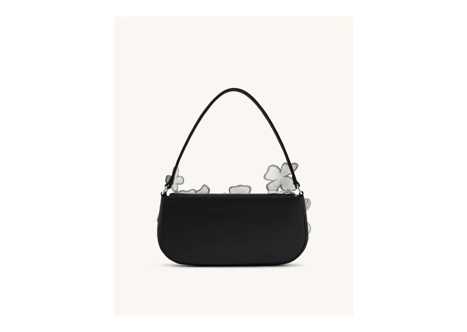 JW PEI Leona Bead Embellished Shoulder Bag Black - görsel 3