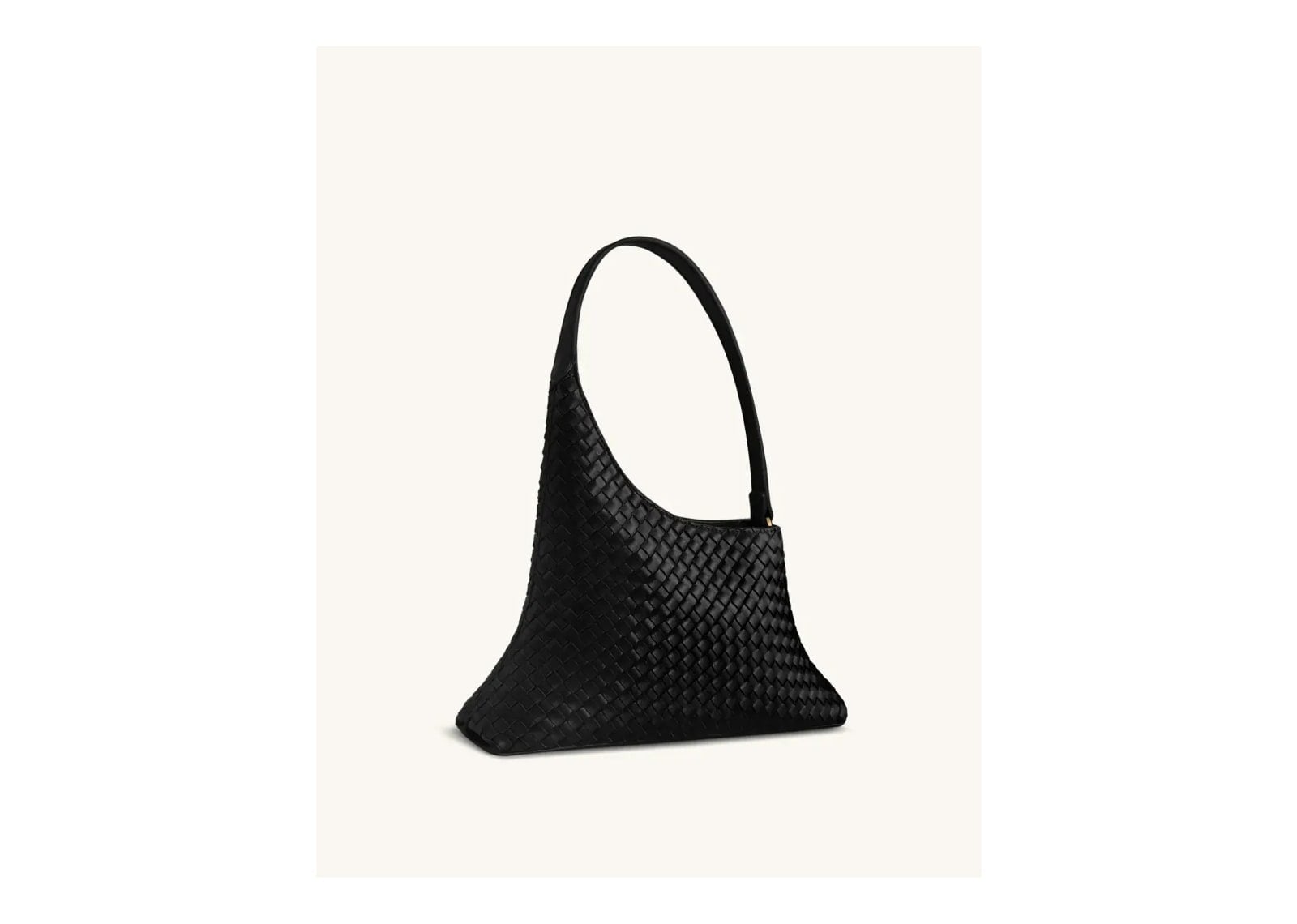 JW PEI Lyra Woven Shoulder Bag Black - görsel 2