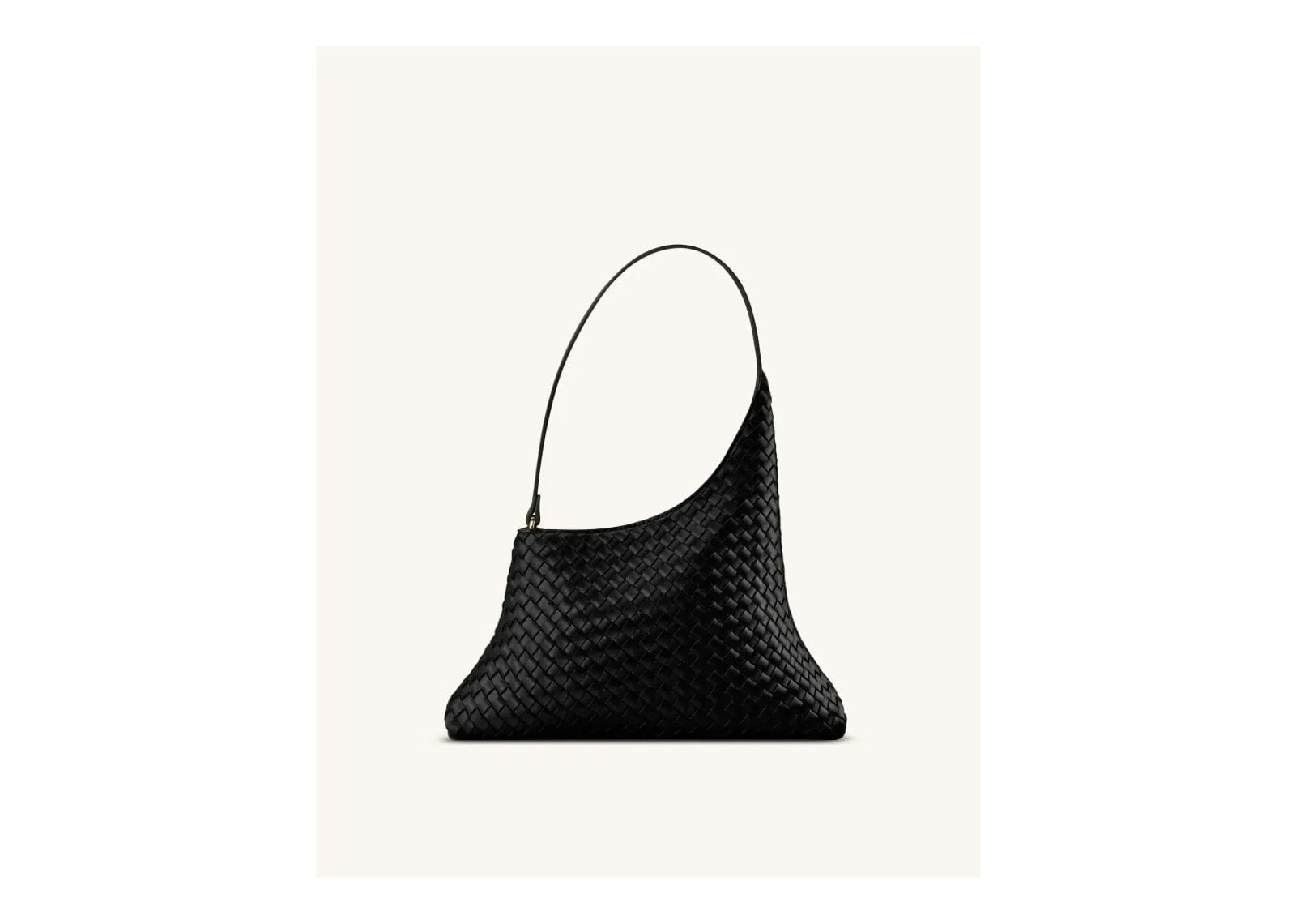 JW PEI Lyra Woven Shoulder Bag Black - görsel 3