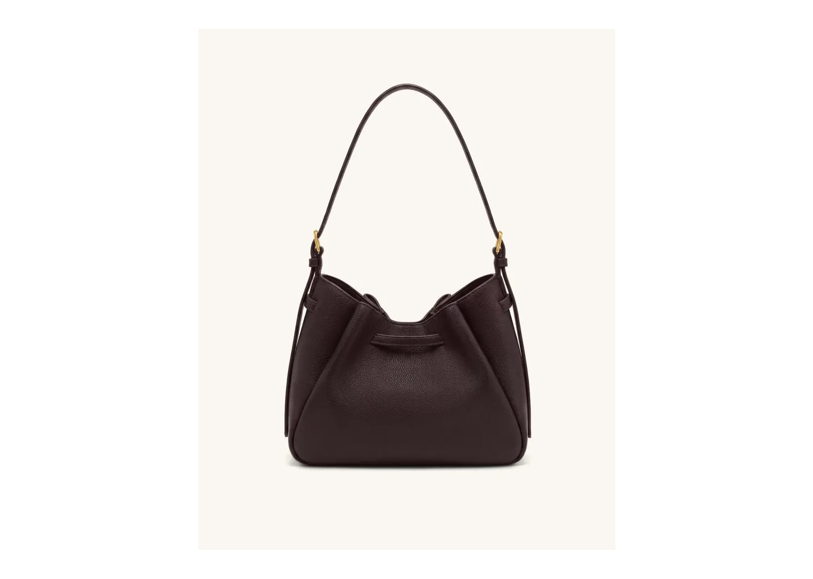 JW PEI Mabel Soft Bow Shoulder Bag Dark Brown - görsel 3