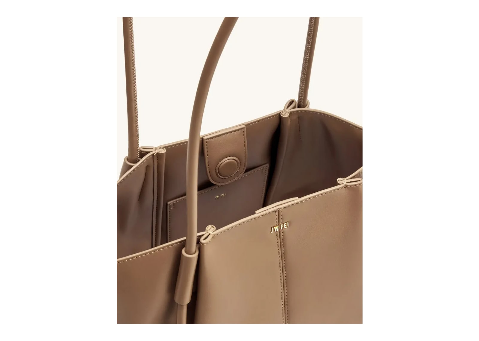 JW PEI Nala Wide Tote Bag Clay Brown - görsel 4