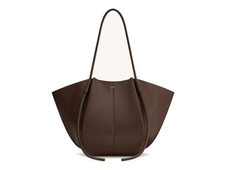 JW PEI Nala Wide Tote Bag Deep Brown
